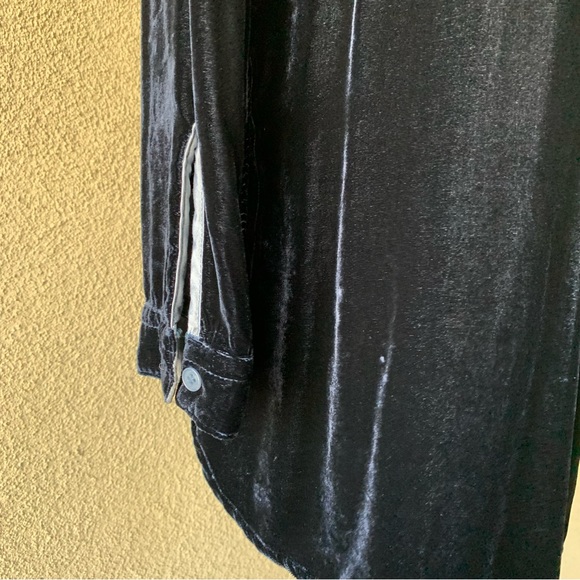 “CP Shades” Teton Dark Navy Velvet Tunic NWT $256 size XS - Picture 5 of 12